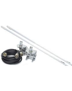 ProComm HSD995-3WH 3' White Dual Fiberglass Antenna Kit