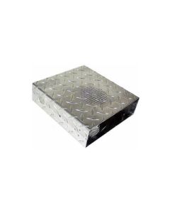 RC2568 Diamond Plate Case Cover For Cobra 25LTD Radios-Front Mic