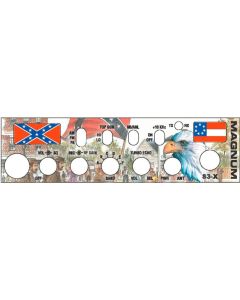 FP-S3X MAGNUM Confederate Scene Faceplate For Magnum S3