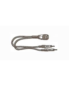 Pro Trucker PT12Y-MX PL-259 to 2 Motorola Males Adapter