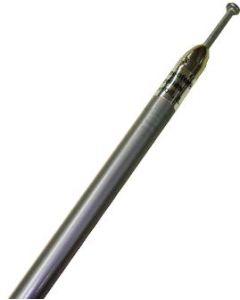 3' SKIP SHOOTER ANTENNA BROAD Band Silver