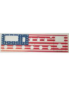 Workman 66USA USA Flag Faceplate For Galaxy DX-66