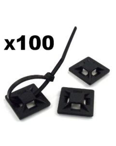 PTMPAD 1" Mounting Pad For Cable Ties 100 PCS.