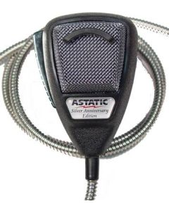 Astatic 636L-SE Silver Edition 4 Pin Noise Canceling Microphone