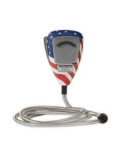 Astatic 636L-USA 4 Pin USA Flag Noise Canceling Microphone