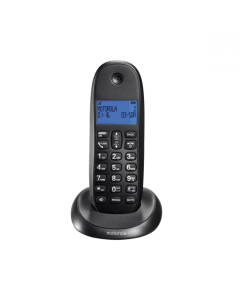 Motorola C1001LX DECT 6.0 Digital Cordless Home Phone - Black