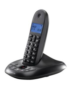 Motorola C1011LX DECT 6.0 Black Cordless Phone System