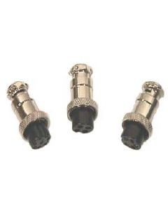 Vanco Metal Mic Plugs-3 Pin