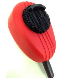 Driver's Product DP56 Rubberized 4 Pin Noise Canceling Microphone-Red
