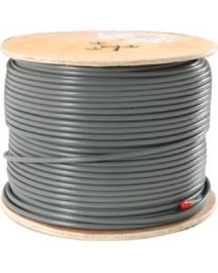 100' Gray Mini 8 Coax  16 Gauge Bare Copper Conductor  95% Bare Copper Braid
