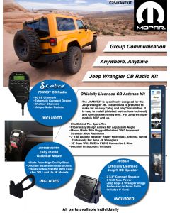 Mopar® / Jeep® Licensed Complete CB Radio & Antenna Kit