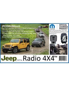 Jeep® OLP Cupholder Microphone Mount by Radio 4X4™ JPCHMicMount