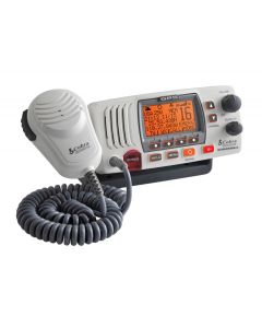 Cobra MR F77W GPS 25 Watt Class-D Fixed Mount VHF Marine Radio White