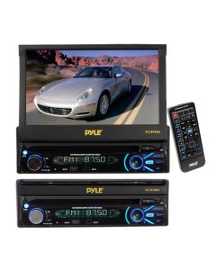 Pyle PLTS76DU 7'' Touch Screen Motorized Detachable TFT/LCD Monitor With Multimedia Disc/CD/MP3/AM/FM Receiver