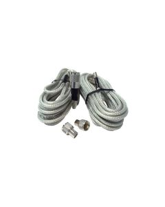 ProComm PR18-SD8XN13 18' Co-Phase Clear Coax Cable With FME Connector