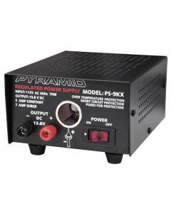 Pyramid PS9 7 Amp Power Supply with Cigarette Lighter Socket