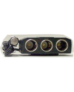 Pro Trucker PTCPTBX Triple Cigarette Lighter Plug Adapter - Box