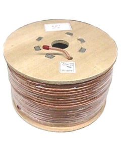 True American Cable Clear Mini RG8 Coaxial Cable-250 Foot
