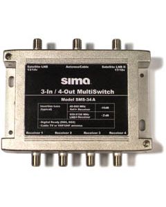 Sima SMS-34A 3 In/4 Out Active Multiswitch